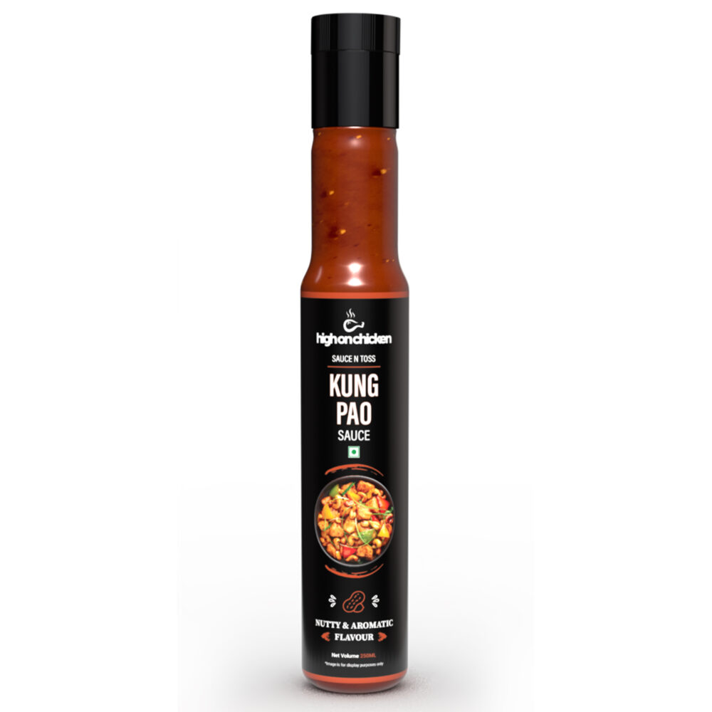 High On Chicken Kung Pao Sauce - 250 gram | No Artificial Ingredients | Original Sauces