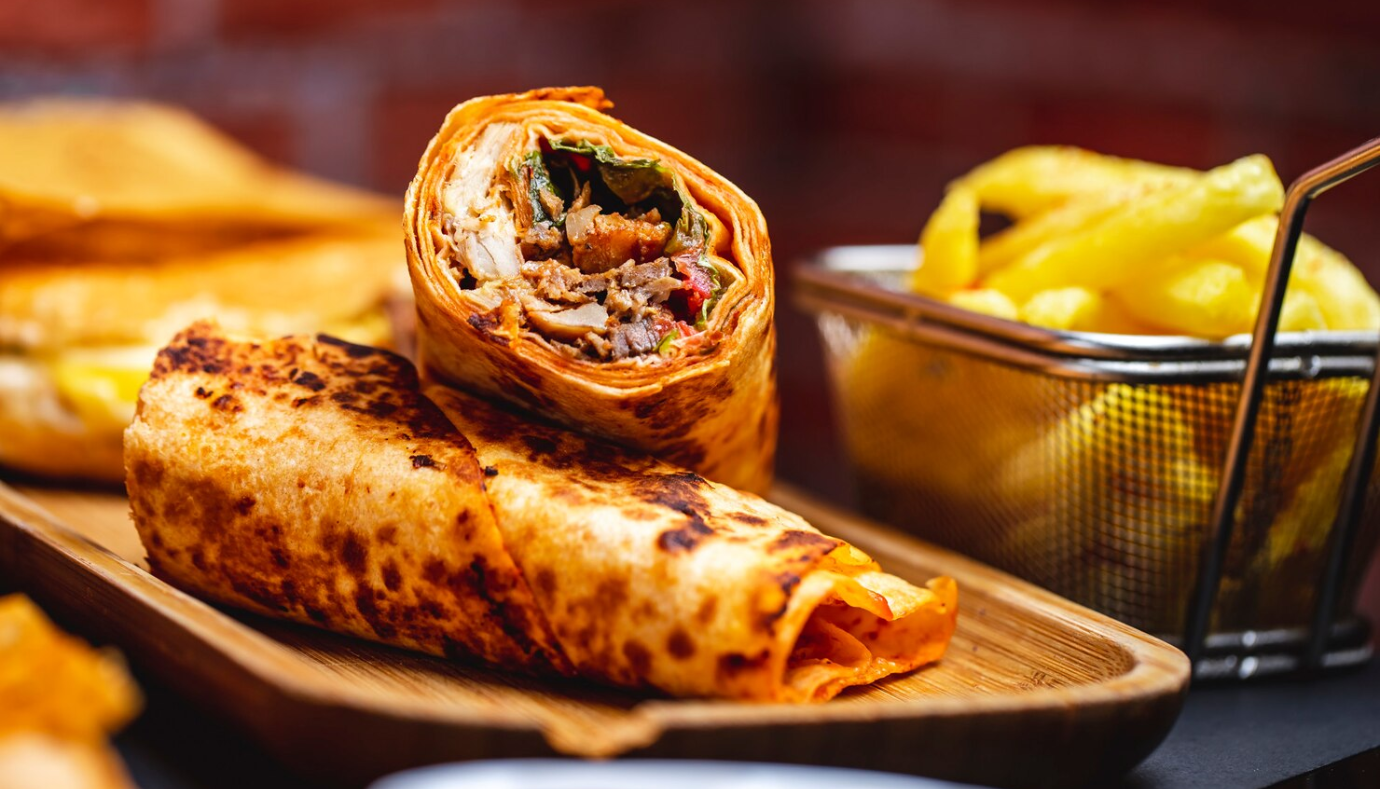 chicken peri peri shawarma