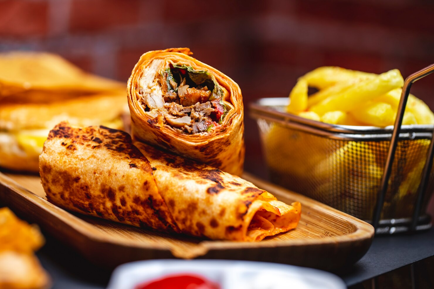 chicken peri peri shawarma