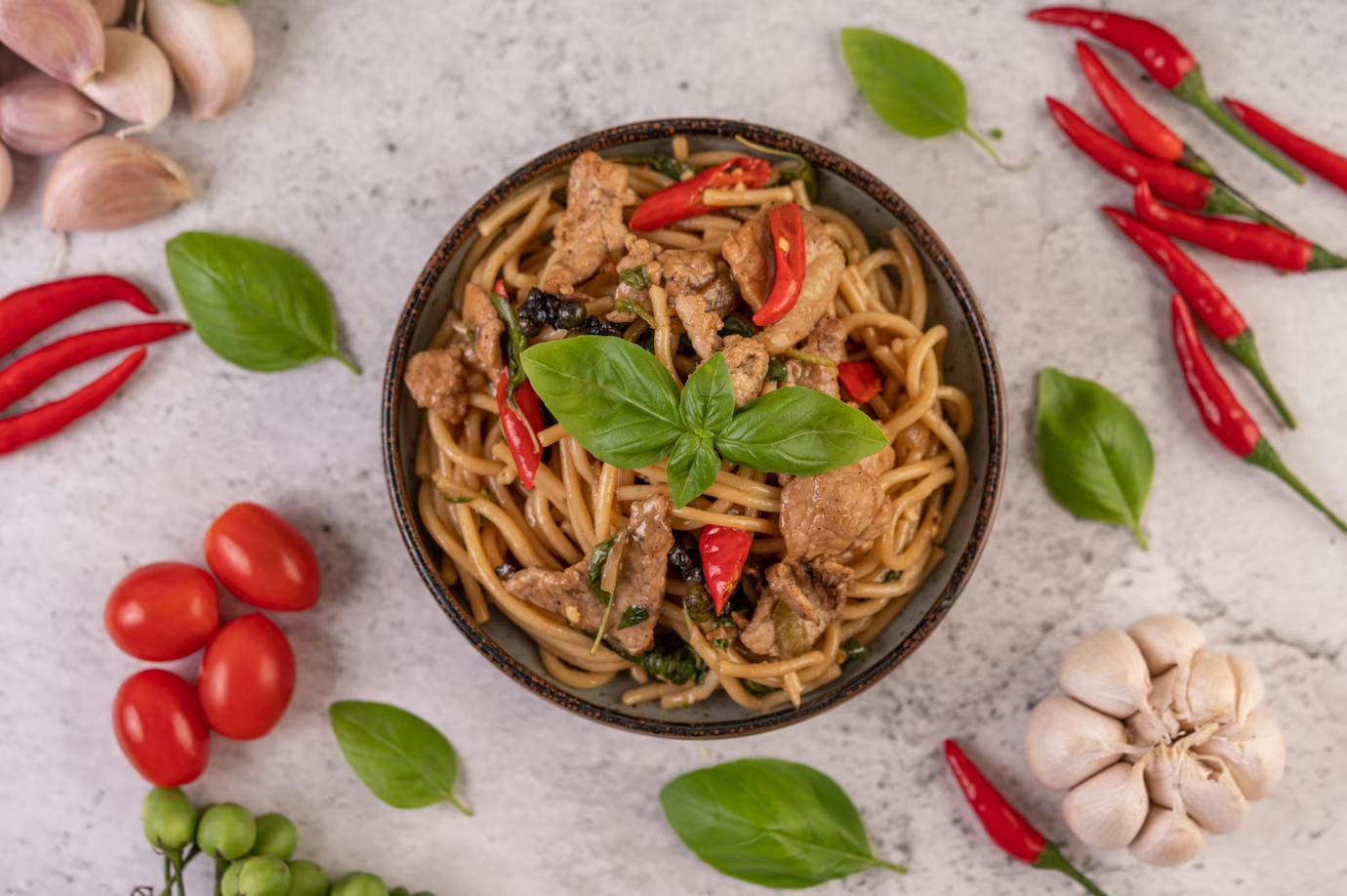 Kung Pao spagetti recipe