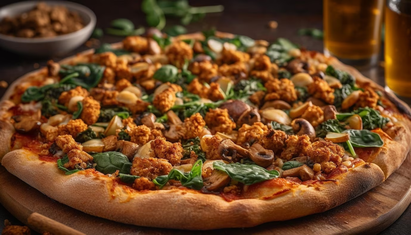 peri peri chicken pizza